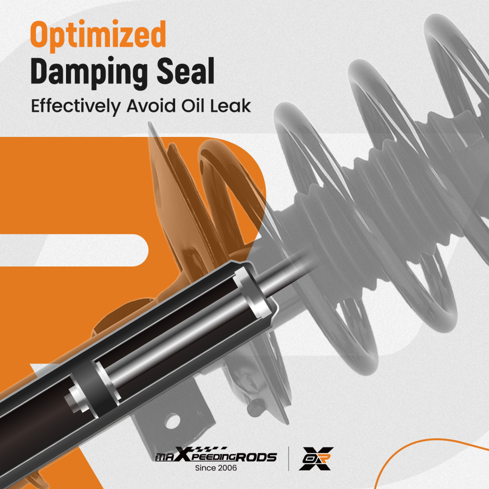 4PCS FrontRear Complete Struts Assembly For 2004-2007 2008 compatible for Pontiac Grand Prix