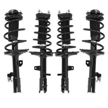 Front + Rear Strut Coil Spring compatible for Toyota Highlander 2004 2005 2006 2007 3.3l