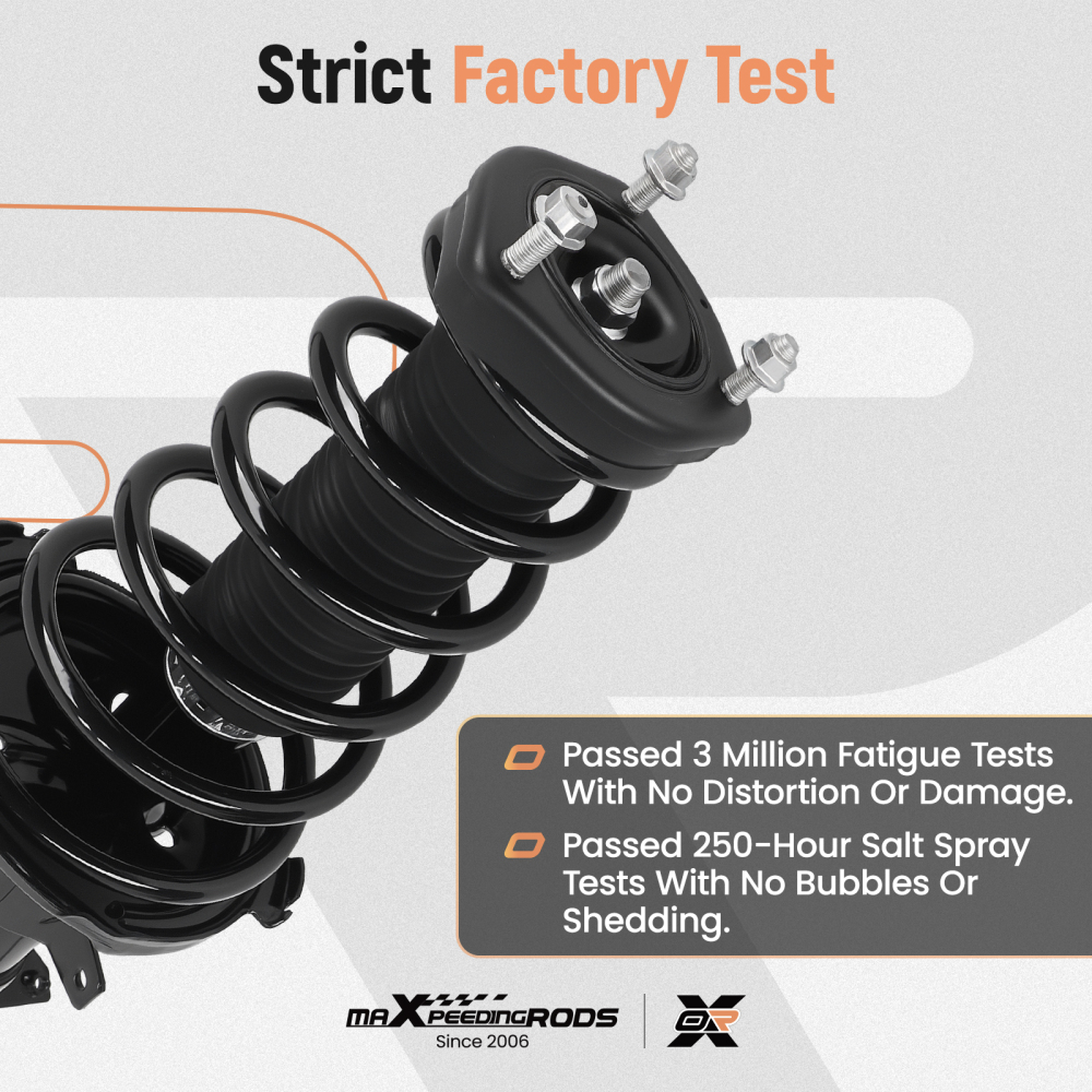 Front + Rear Strut Coil Spring compatible for Toyota Highlander 2004 2005 2006 2007 3.3l