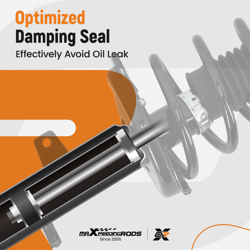 Front + Rear Strut Coil Spring compatible for Toyota Highlander 2004 2005 2006 2007 3.3l