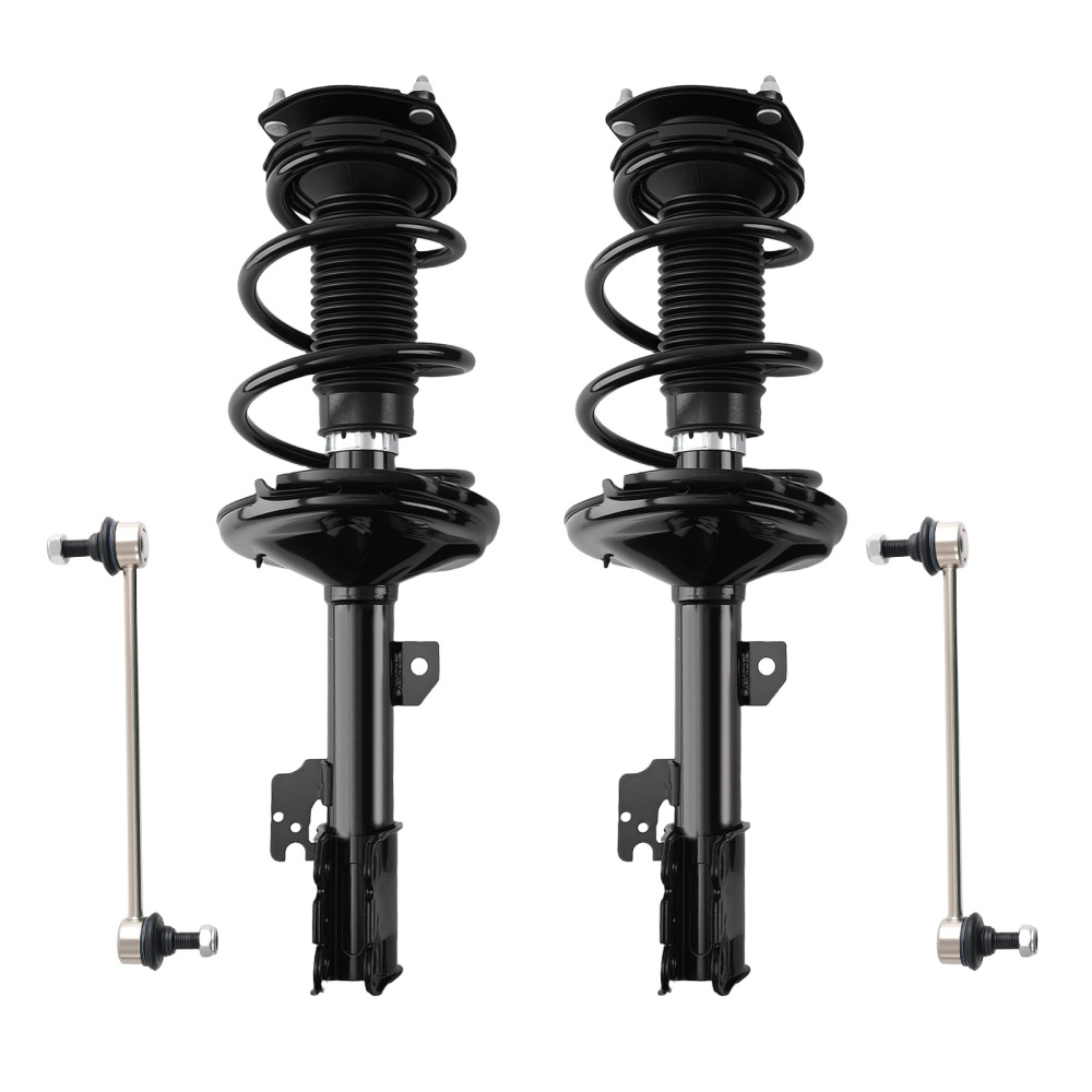 Front Struts Sway Bar w/ Coil Spring For 2004-2007 compatible for Toyota Highlander LEXUS RX330