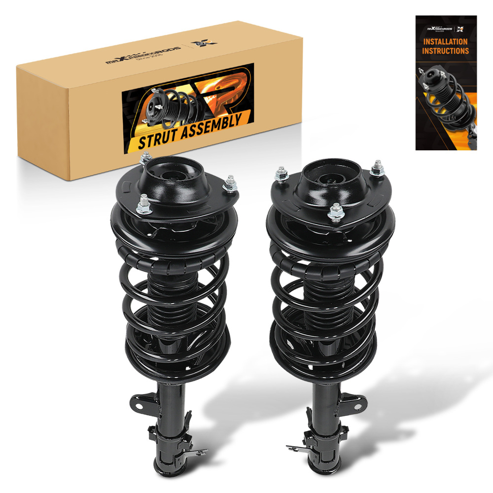 2pcs Front Struts w/Springs Suspension compatible for Hyundai Tucson compatible for Kia Sportage 05-09