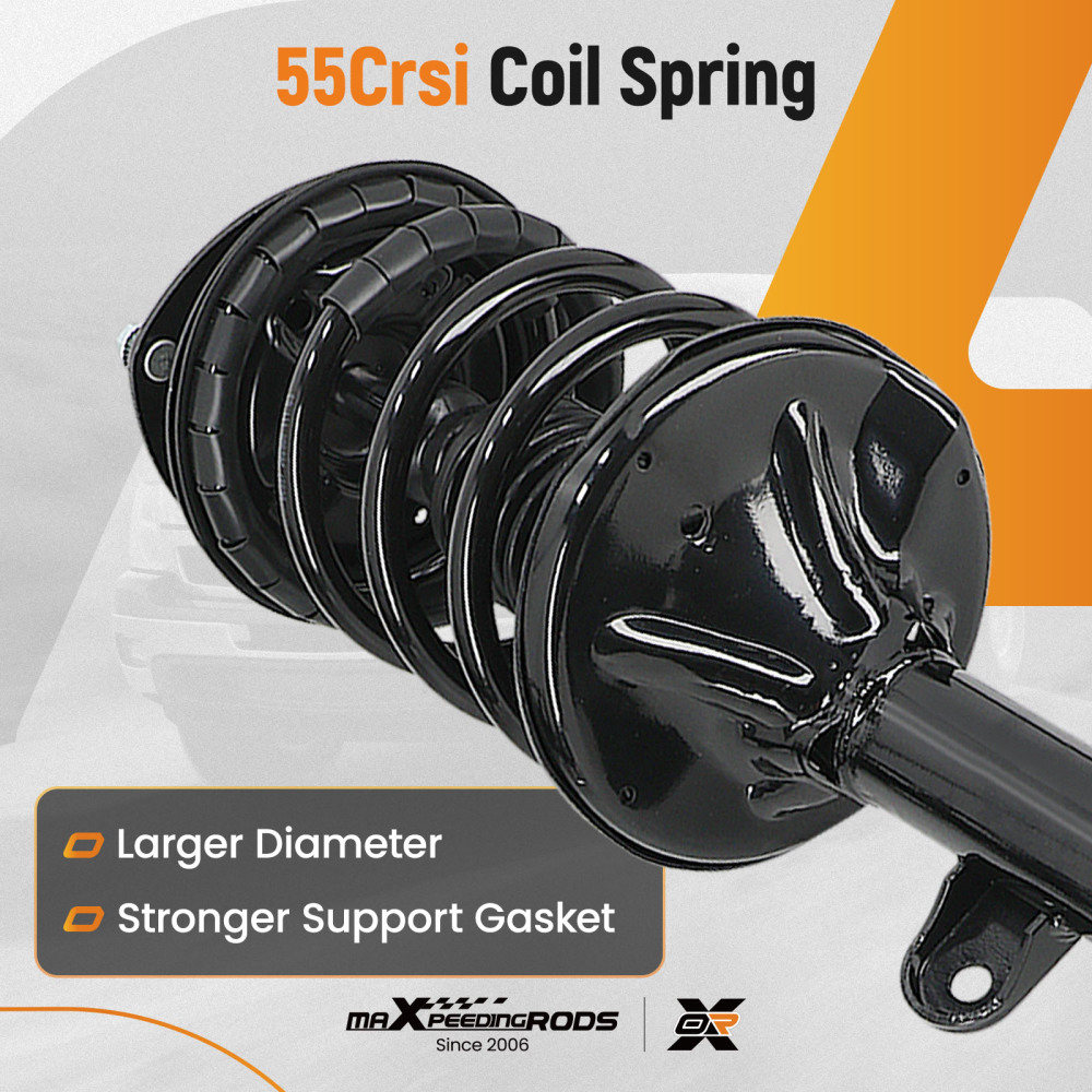 2pcs Front Struts w/Springs Suspension compatible for Hyundai Tucson compatible for Kia Sportage 05-09