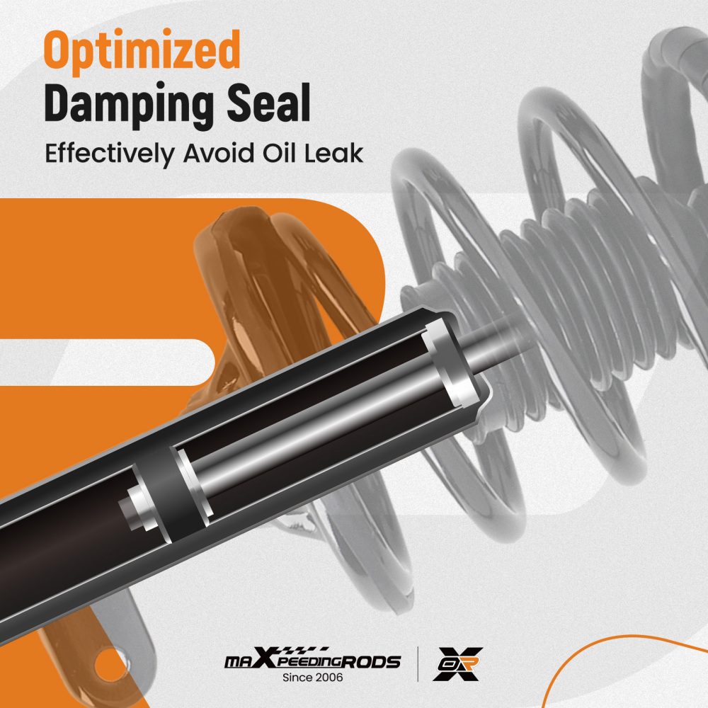 2pcs Front Struts w/Springs Suspension compatible for Hyundai Tucson compatible for Kia Sportage 05-09