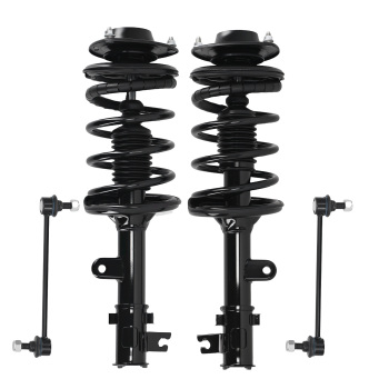 Suspension Front Struts w/ Sway Bar End Links compatible for Hyundai Tucson 2005-2009