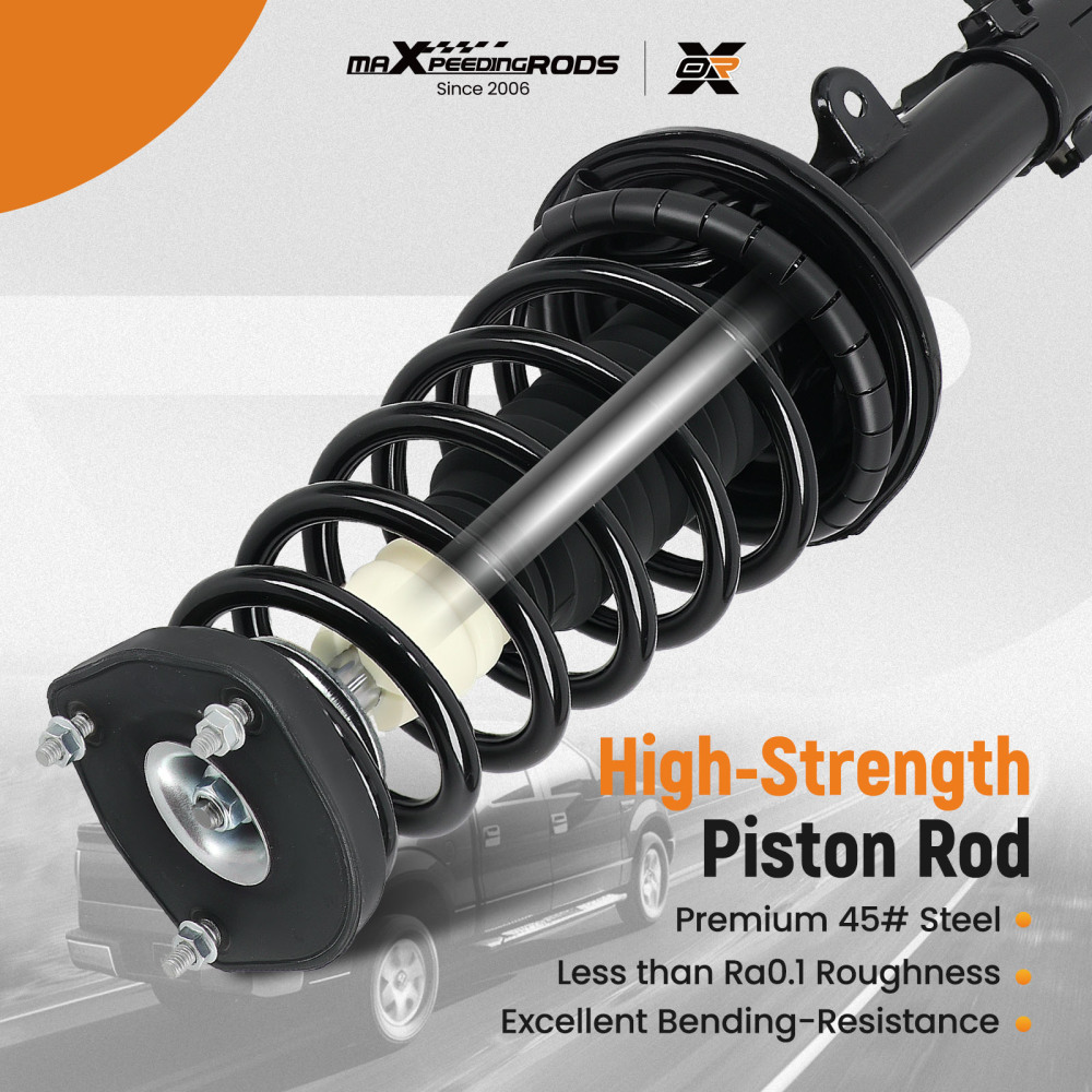 Quick Complete Rear Struts Assembly compatible for Hyundai Tucson 05-09 compatible for Kia Sportage 05-10