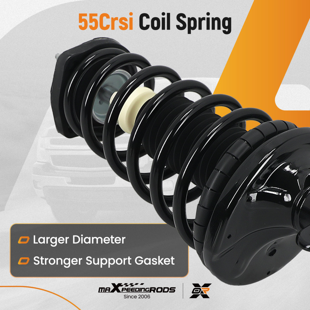 Quick Complete Rear Struts Assembly compatible for Hyundai Tucson 05-09 compatible for Kia Sportage 05-10