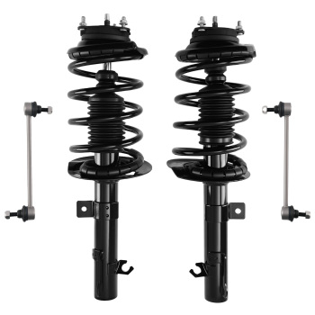 maXpeedingrods 2Pcs Front Strut & Sway Bar Link for Ford Focus ZX3 ZX4 ZX5 ZXW 2006 S SE SES ST 2.0L 2.3L 2007