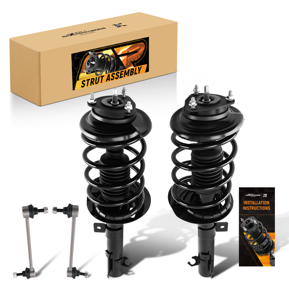 maXpeedingrods 2Pcs Front Strut & Sway Bar Link for Ford Focus ZX3 ZX4 ZX5 ZXW 2006 S SE SES ST 2.0L 2.3L 2007