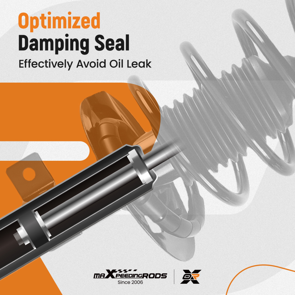 maXpeedingrods 2Pcs Front Strut & Sway Bar Link for Ford Focus ZX3 ZX4 ZX5 ZXW 2006 S SE SES ST 2.0L 2.3L 2007