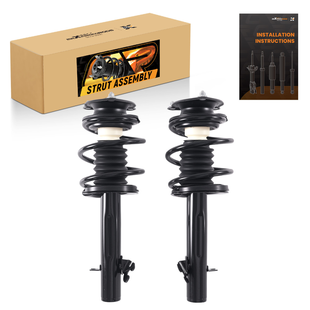 Front Complete Struts Shocks Set of 2 For 2002 - 2006 compatible for mini Cooper 172266,172265
