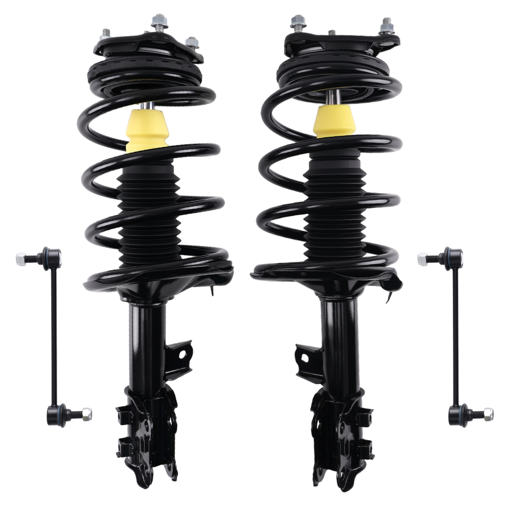 Suspension Front Struts w/ Sway Bar End Links compatible for Hyundai Elantra 2007-2010