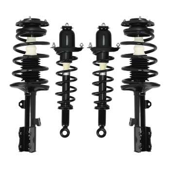 Front Rear Complete Struts Coil Springs Suspension for 2004-2009 compatible for Toyota Prius