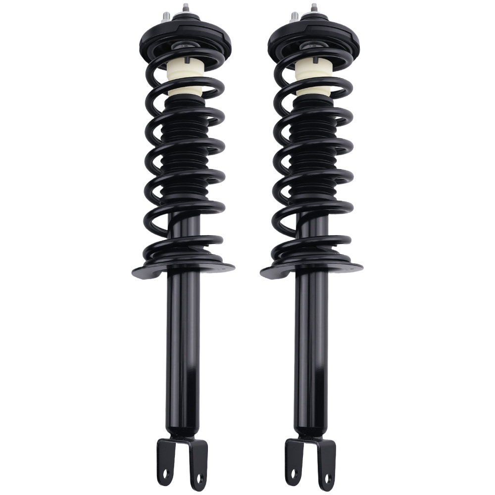 Front Rear Struts w/ Coil Spring Assembly Sway Bars Kit compatible for Honda Accord 2008-12