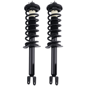 Front Rear Struts w/ Coil Spring Assembly Sway Bars Kit compatible for Honda Accord 2008-12