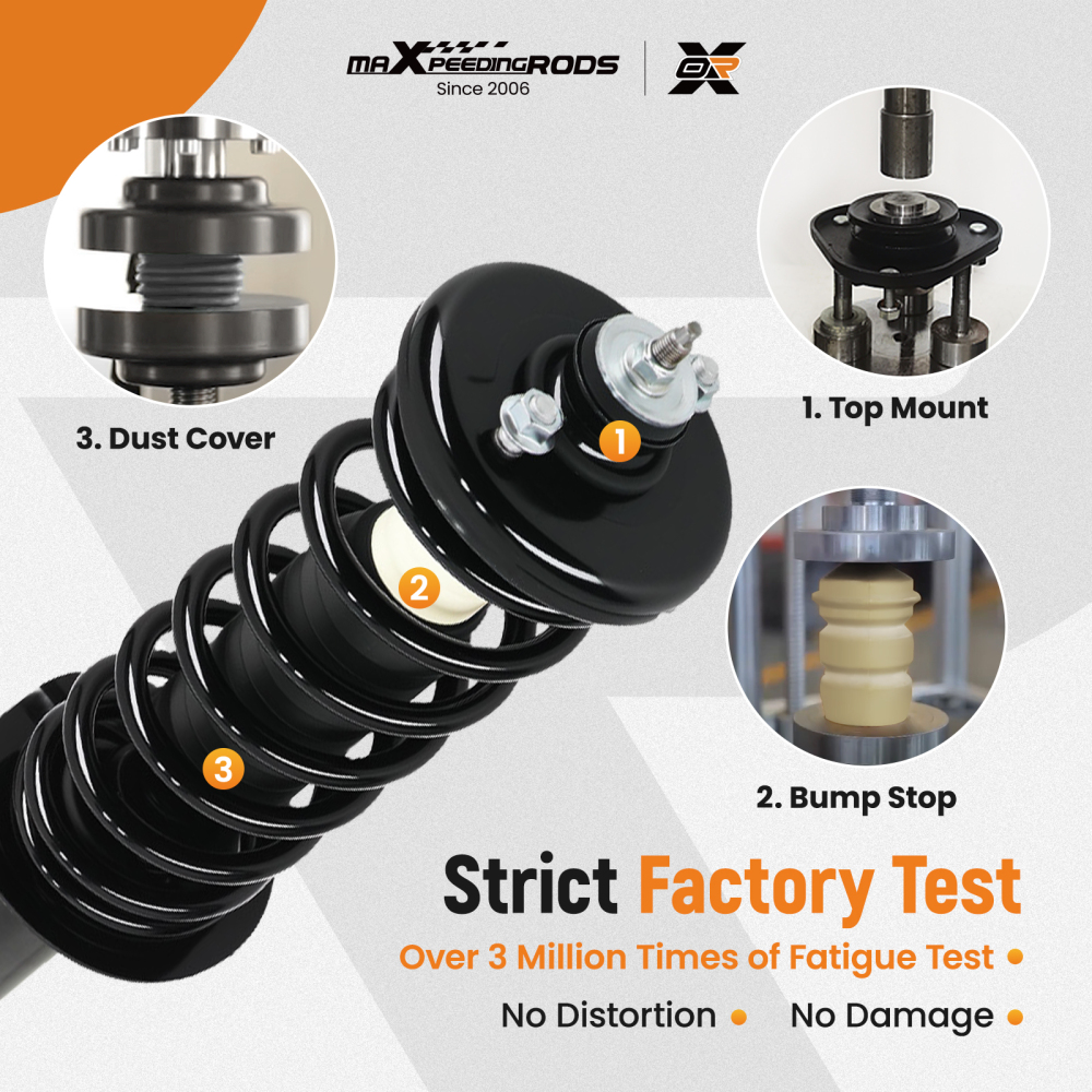 FrontRear Struts compatible for Honda Accord 2008 2009 2010 2011 2012 Complete Full Set