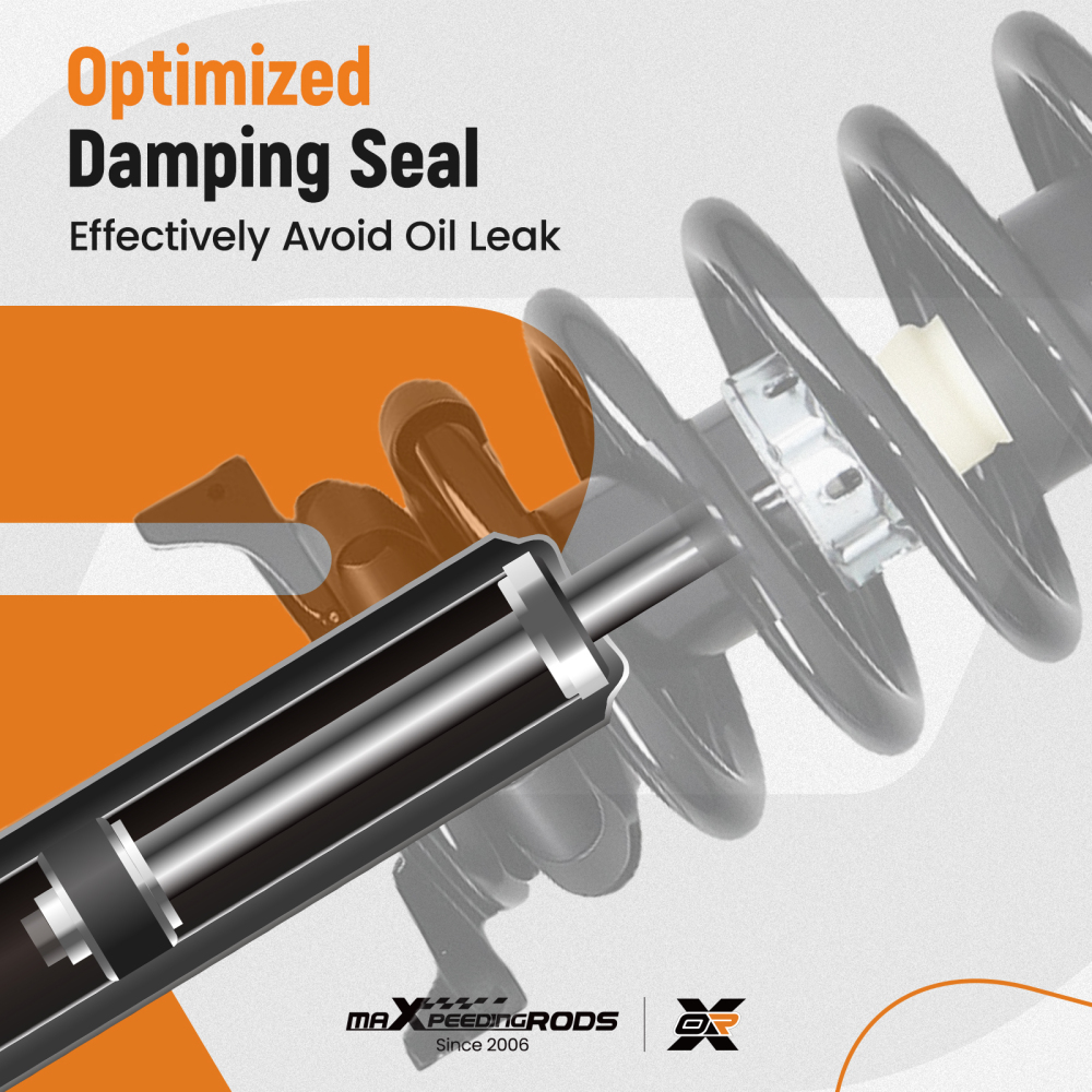 FrontRear Struts compatible for Honda Accord 2008 2009 2010 2011 2012 Complete Full Set