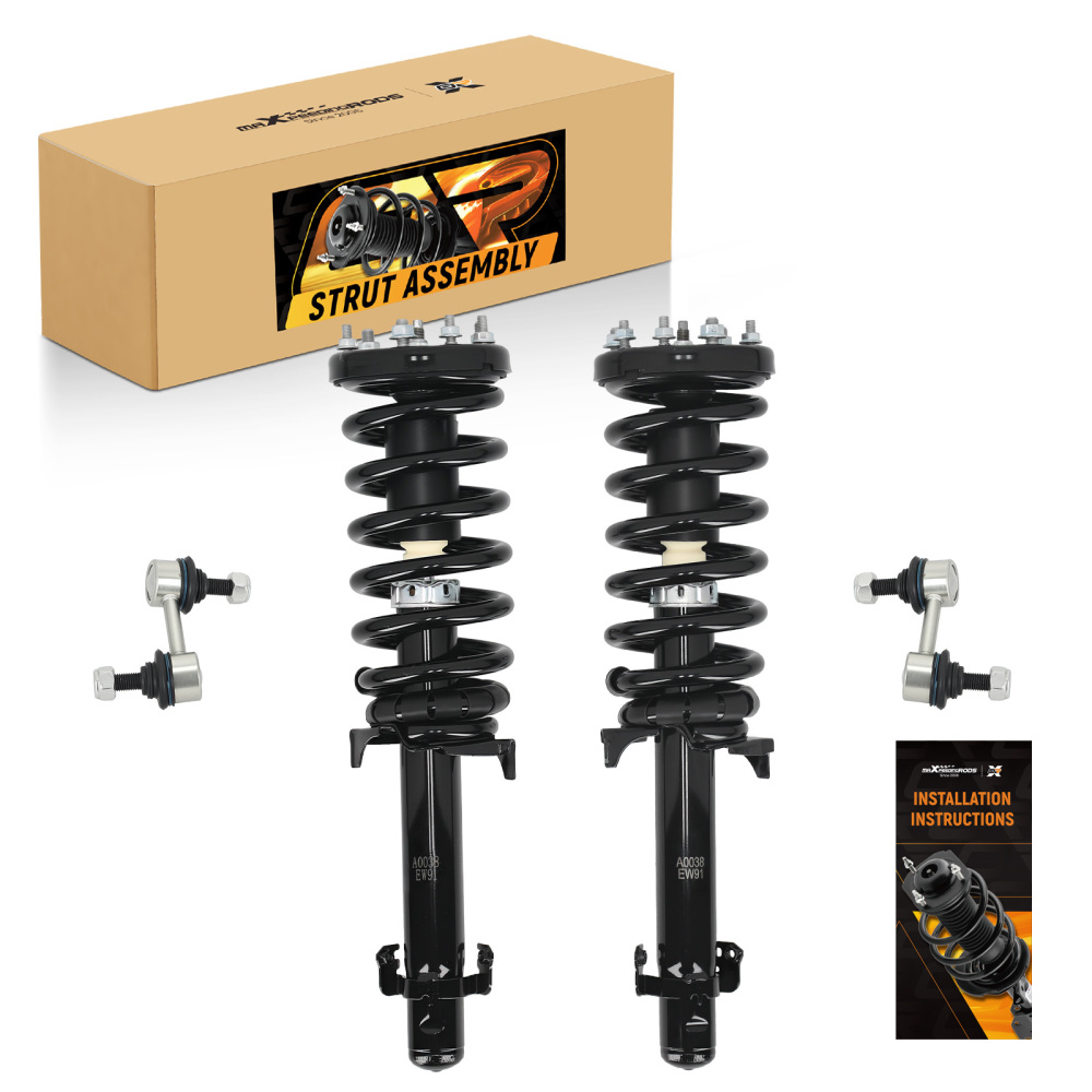 maXpeedingrods 4Pcs Front Struts & Sway Bar Links for Honda Accord 2008-2012