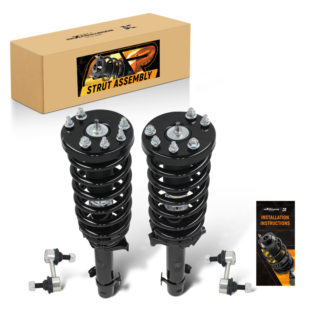 maXpeedingrods 4Pcs Front Struts & Sway Bar Links for Honda Accord 2008-2012