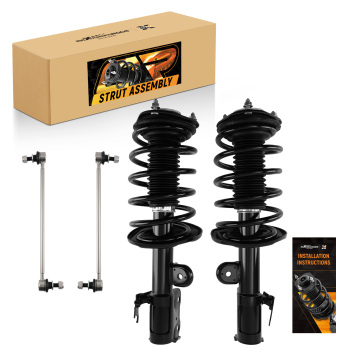 maXpeedingrods 4Pcs Front Struts & Sway Bar Links for Toyota Prius 2010-2015