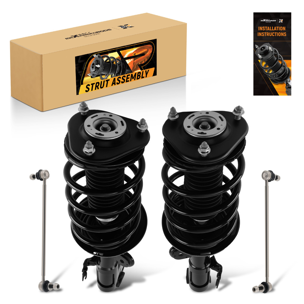 maXpeedingrods 4Pcs Front Struts & Sway Bar Links for Toyota Prius 2010-2015