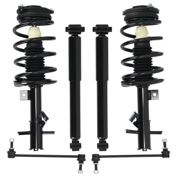 FrontRear Shock Strut AbsorberSway Bar For 2007-2011 2012 compatible for Nissan Sentra