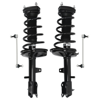 Rear Complete Struts Assembly w/ Sway Bar Links compatible for Toyota Highlander RX330 AWD