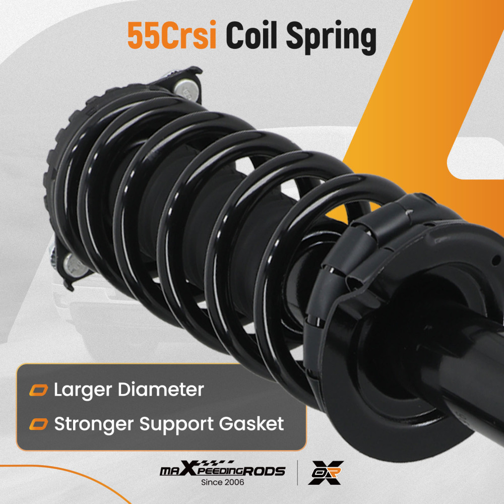 2pcs Rear Complete Shock Struts Coil Spring Assembly compatible for Subaru Legacy 2005-2009