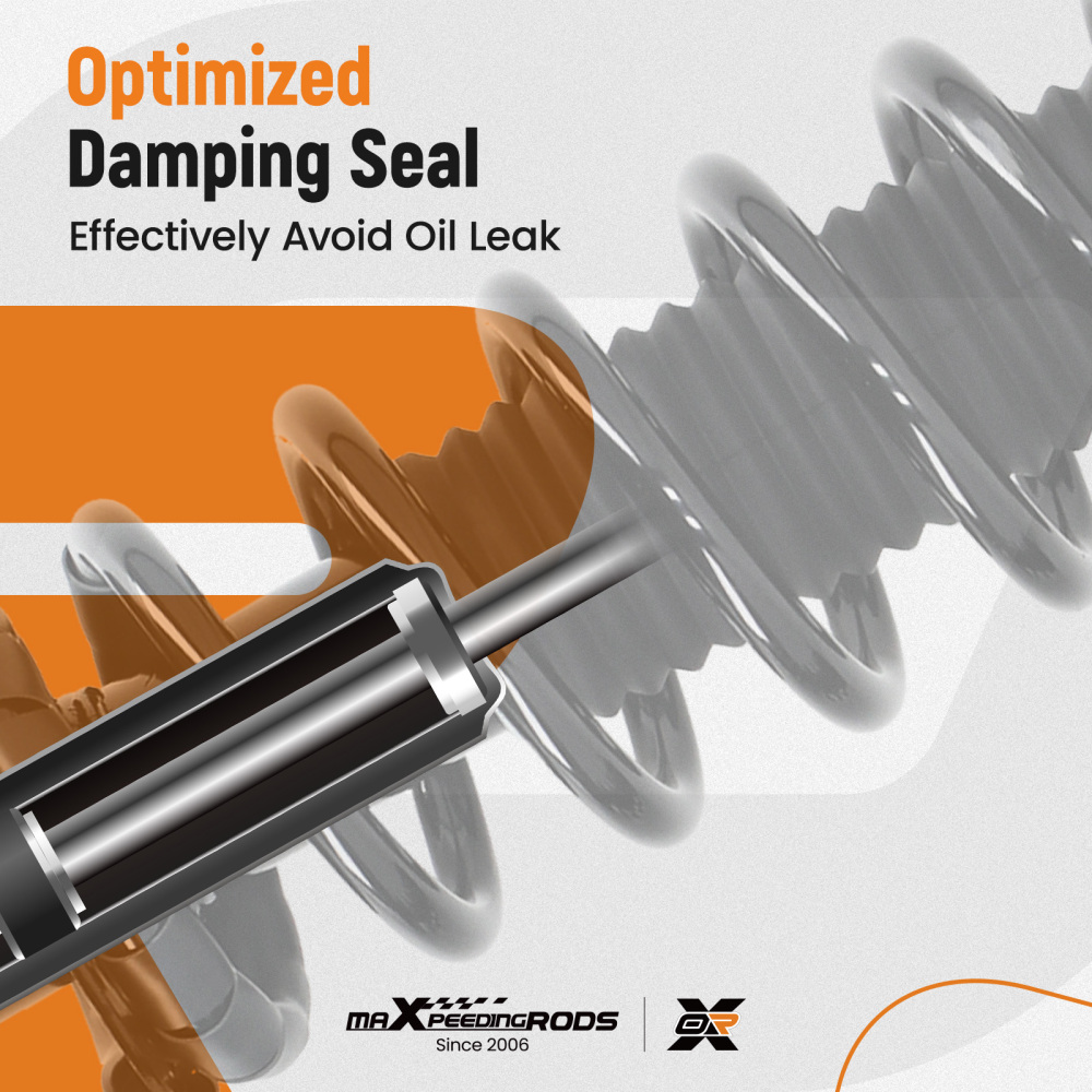 2pcs Rear Complete Shock Struts Coil Spring Assembly compatible for Subaru Legacy 2005-2009