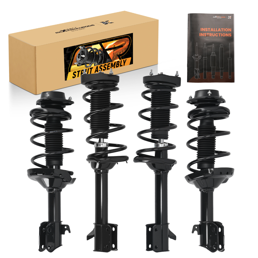 4pcs FrontRear Complete Struts Shocks w/ Spring for 2004 2005 compatible for Subaru Forester
