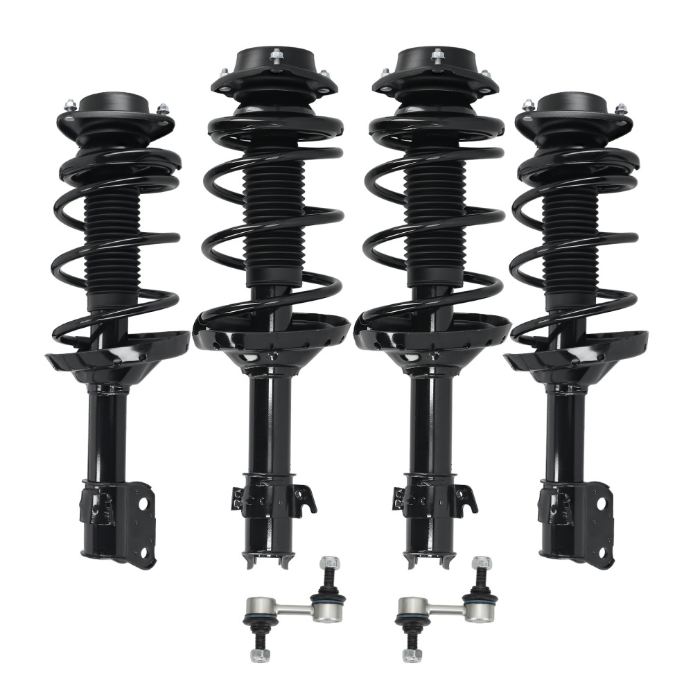 Front Rear Spring Struts Assembly Sway Bars Kit for 2004 2005 compatible for Subaru Forester