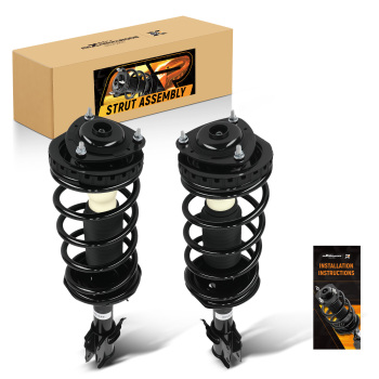 Pair 2 Rear LH RH Quick Complete Strut-Coil Spring For 1998-2002 compatible for Subaru Forester