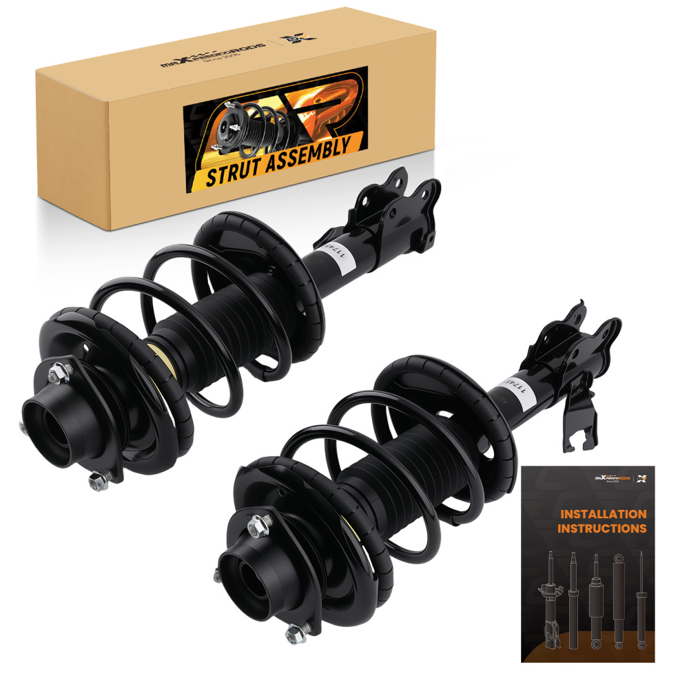 Pair Front Complete Struts w/Coil Springs compatible for Nissan Altima 2000-2001 171675 NEW