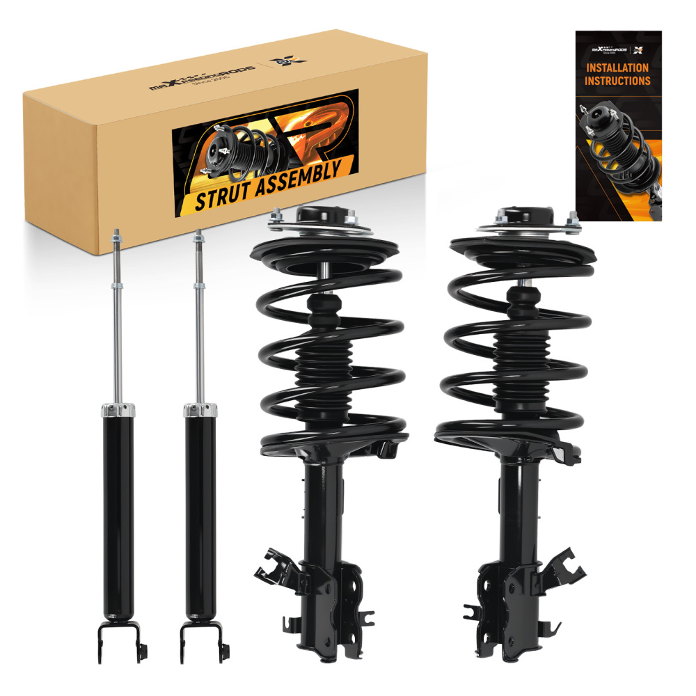 4X Suspension Rear Front Struts Assembly compatible for Nissan Altima 2002-2006 344395