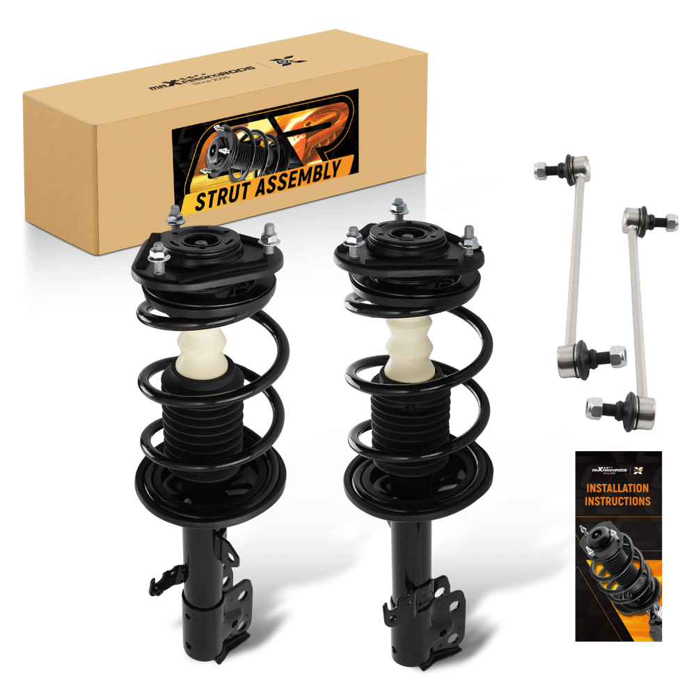 maXpeedingrods 4Pc Front Strut & Sway Bar Link for Toyota Corolla 1.8L 2009-2013 Matrix 2011-2013