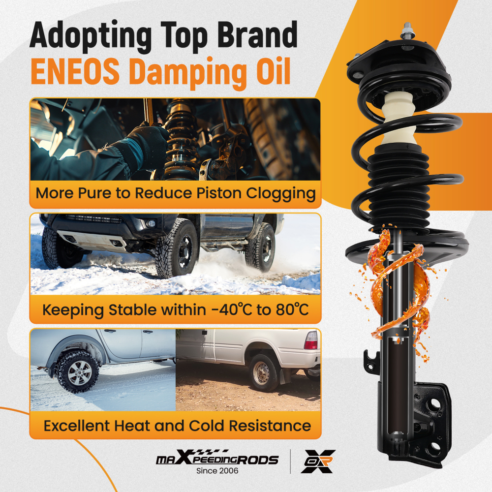 maXpeedingrods 4Pc Front Strut & Sway Bar Link for Toyota Corolla 1.8L 2009-2013 Matrix 2011-2013