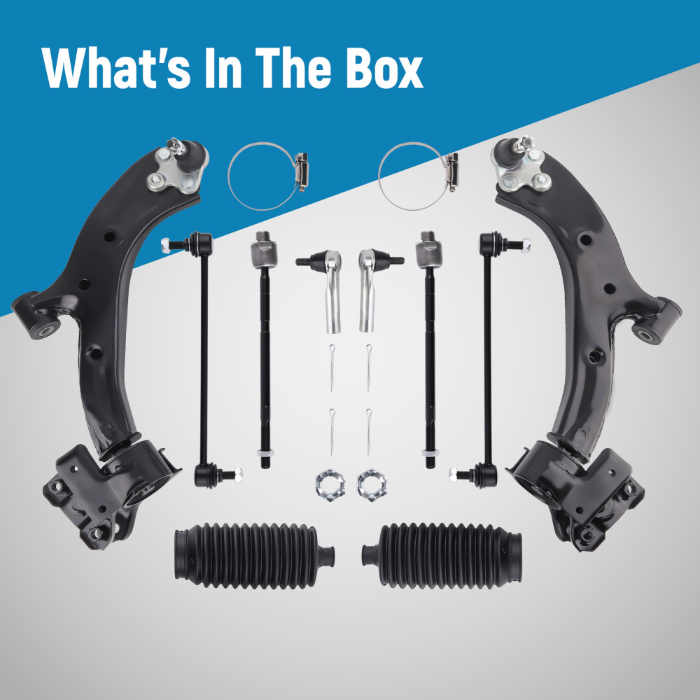 Suspension Front Struts w/Control Arms Sway Bars compatible for Honda CR-V 2007-2011 2.4L