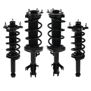 Set Front-Rear Quick Complete Strut and Coil Spring For 2012-2014 compatible for Honda Cr-V compatible for FWD