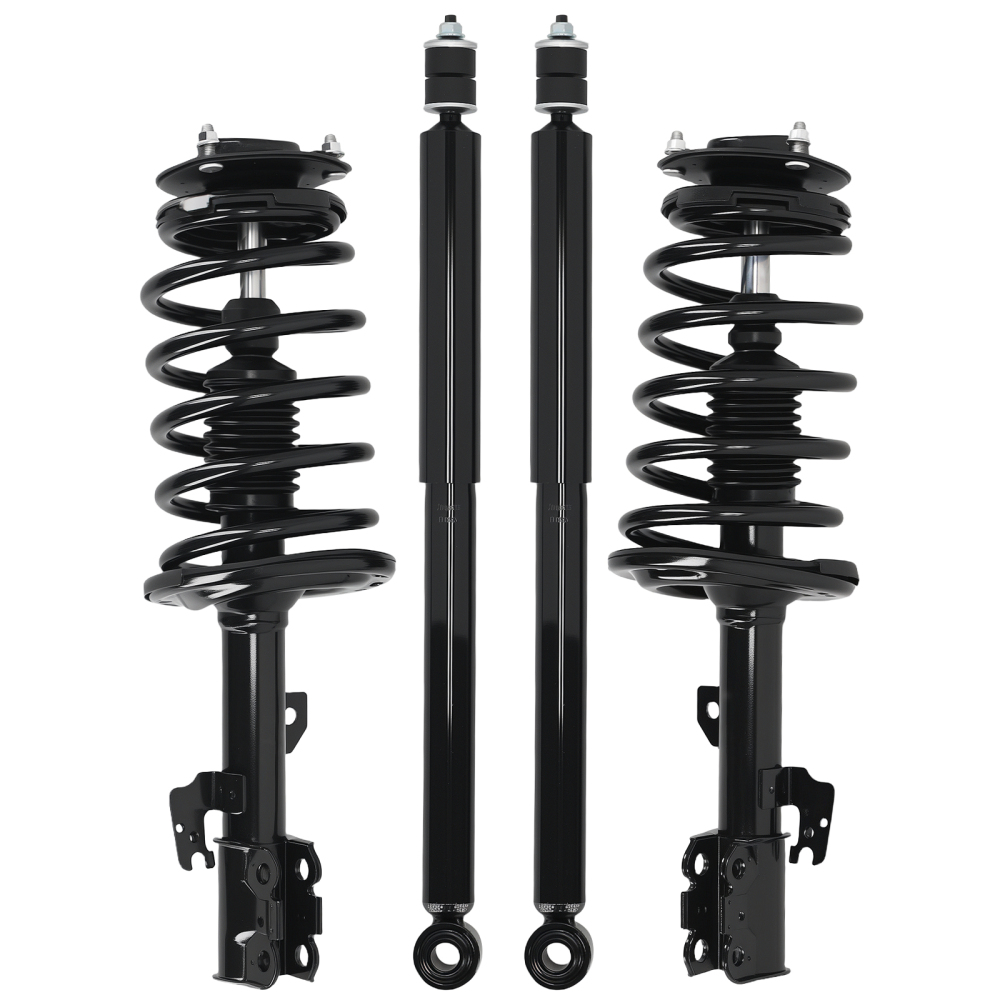 FrontRear Shock Struts Spring For 2004-2010 compatible for Toyota Sienna 8 Passenger compatible for FWD AWD