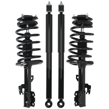 FrontRear Shock Struts Spring For 2004-2010 compatible for Toyota Sienna 8 Passenger compatible for FWD AWD