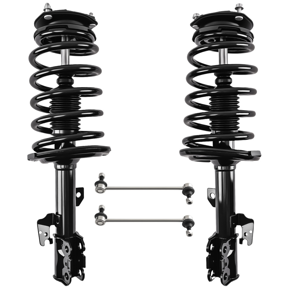 Front Struts Shocks Assembly Sway Bar Link For 2004-2010 compatible for Toyota Sienna AWD compatible for FWD