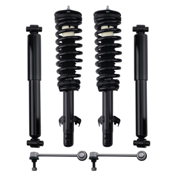 6pcs Front Rear Struts Sway Bar Links compatible for Ford Fusion compatible for Mercury Milan 2006-2009
