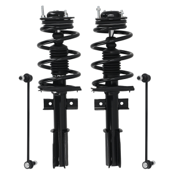 Front Struts Shocks w/ Sway Bars Assembly compatible for Chevrolet Traverse compatible for Enclave 2009-12
