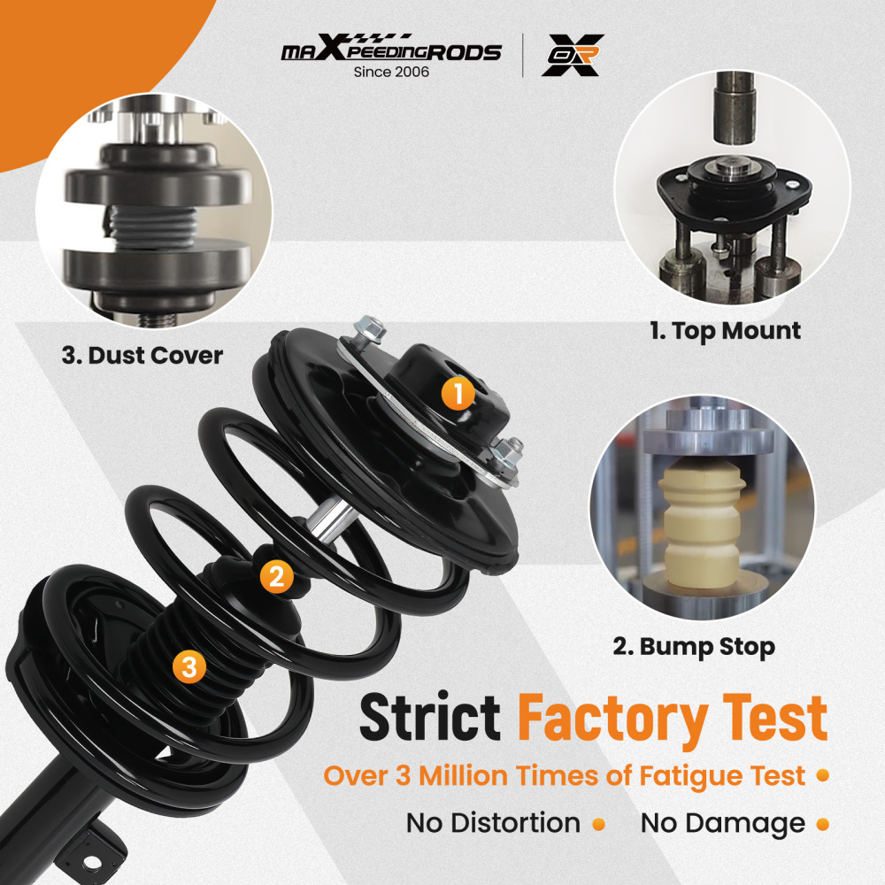 Front Complete Strut AssembliesRear Shocks compatible for Nissan Murano 2003-2007 3.5L