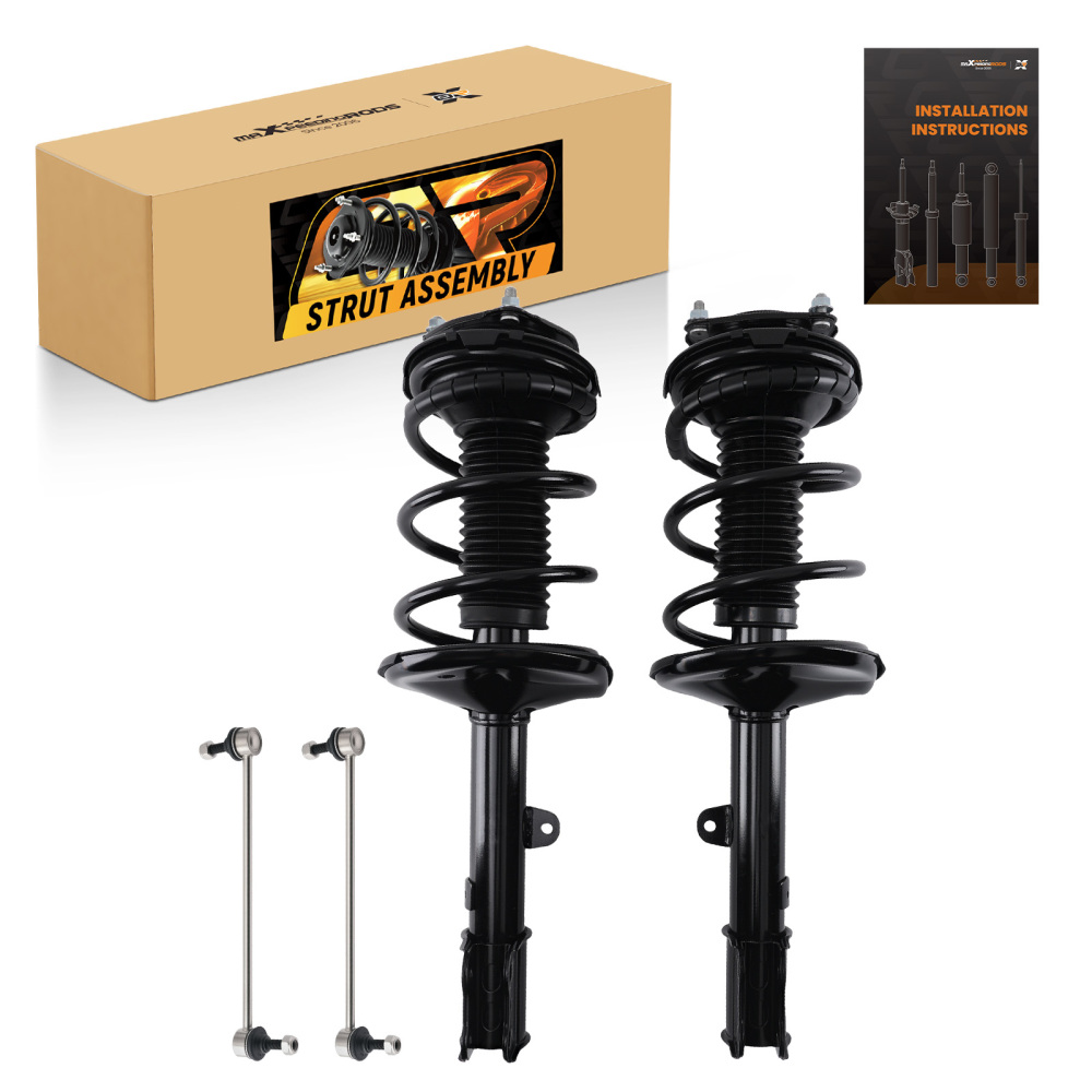 AWD Front Struts Coil Springs Sway Bars for 2001 2002 2003 2004 2005 compatible for Toyota RAV4