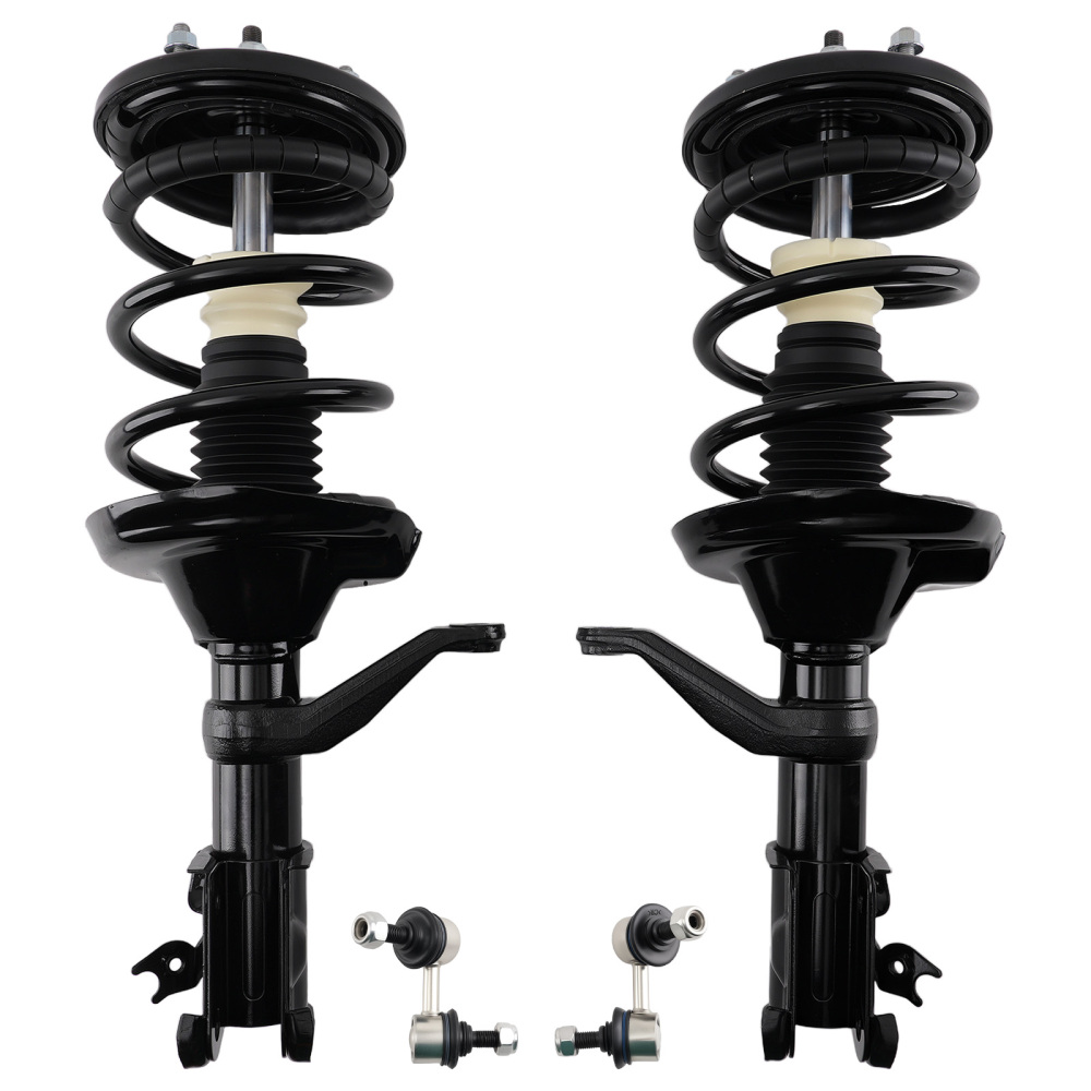 2x Front Complete Struts Spring Assembly Sway Bar For 2003-2011 compatible for Honda Element