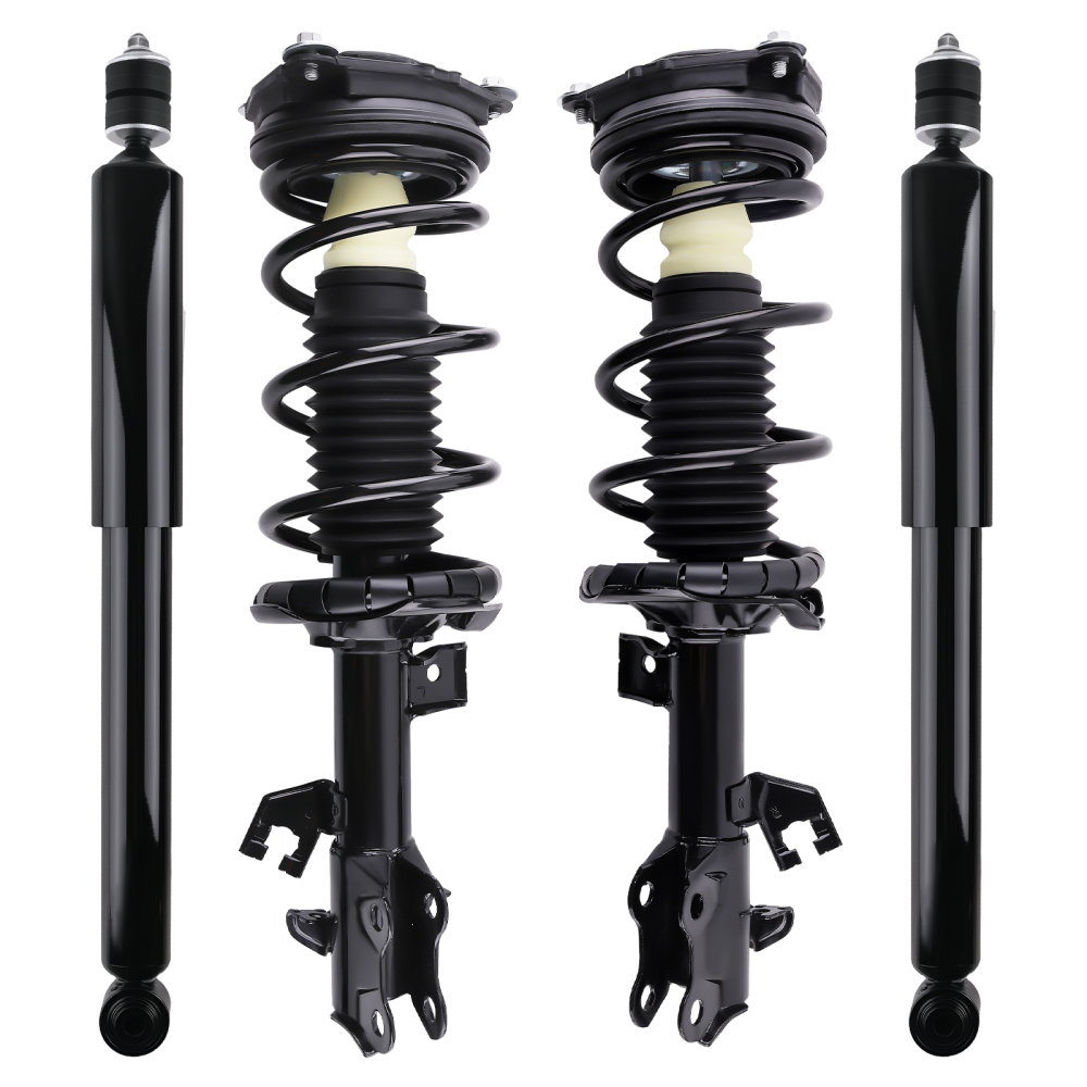 Set 4 Shock Struts Absorbers Assembly For 2007-2012 compatible for Nissan Versa FrontRear