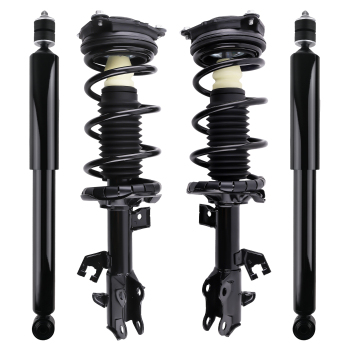 Set 4 Shock Struts Absorbers Assembly For 2007-2012 compatible for Nissan Versa FrontRear