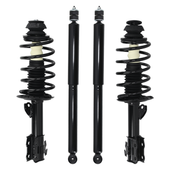 Front Complete Struts Rear Shocks Absorber Assembly for 2012-2015 compatible for Toyota Prius C