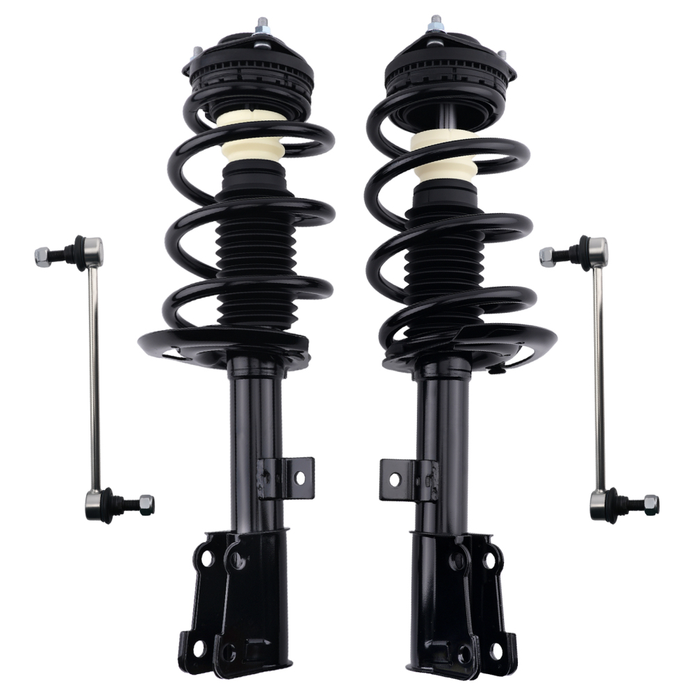 Front Complete Struts Sway Bar End Links compatible for Dodge Journey 2009 - 2019 172509